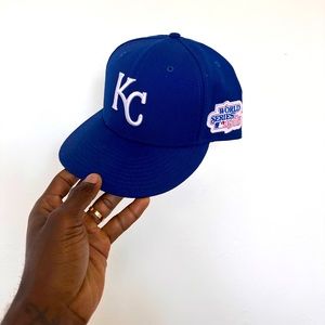 1985 Kansas City Royals World Series New Era Fitted Cap
